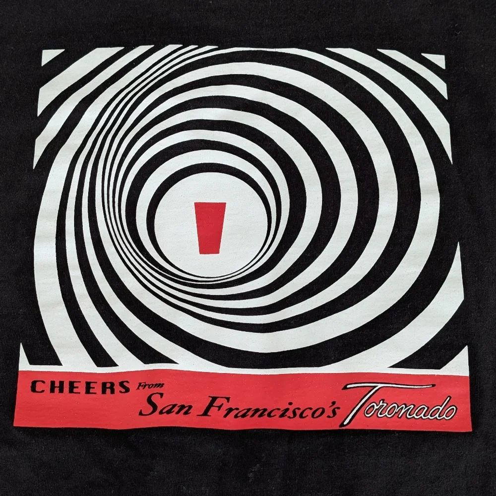Toronado San Francisco Craft Beer Hanes Black Long Sleeve Tee - Picture 4 of 4